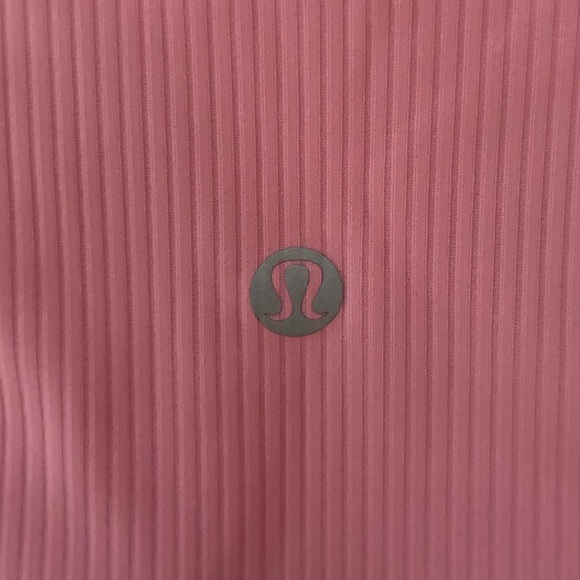 Lululemon Like a Cloud Longline Ribbed Bra Pink Tide EUC size 8 B/C cup - Picture 8 of 10